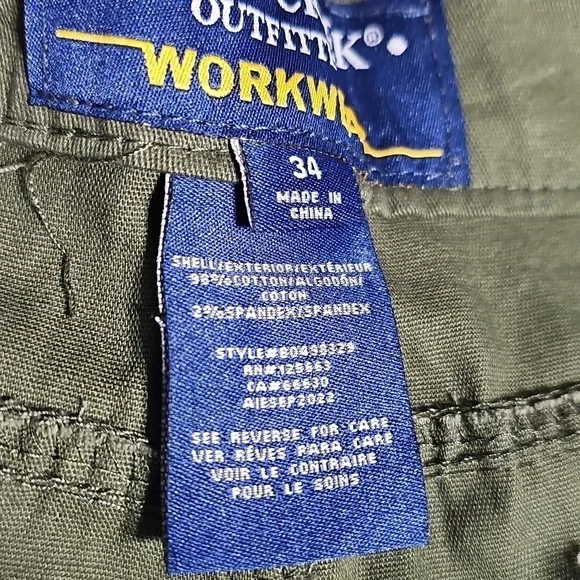 Bass Creek Outfitters Green Shorts Size 34 NWT - Picture 3 of 4